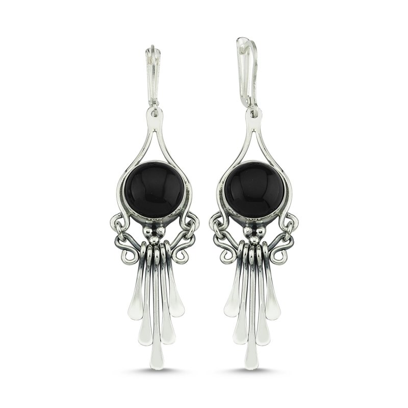 Onyx Stone Handmade Earrings - E83962