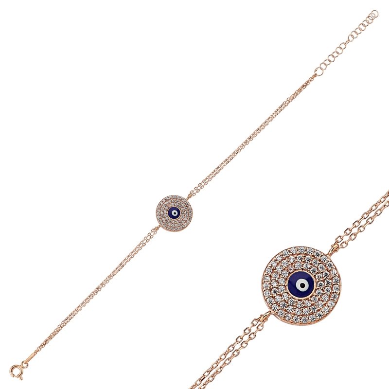 CZ & Evil Eye Bracelet - B84020