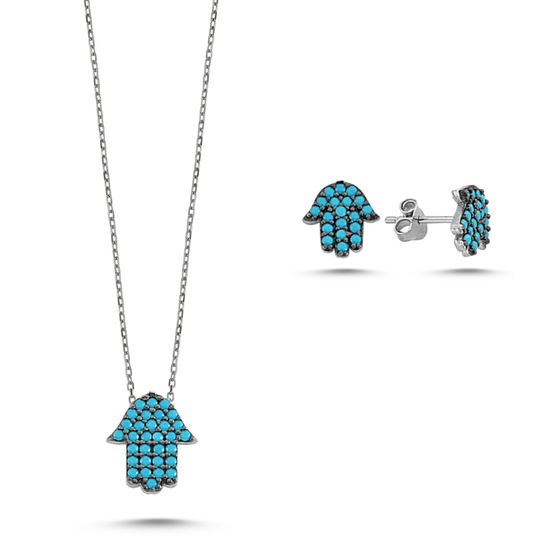 Nano Turquoise Hamsa / Fatima