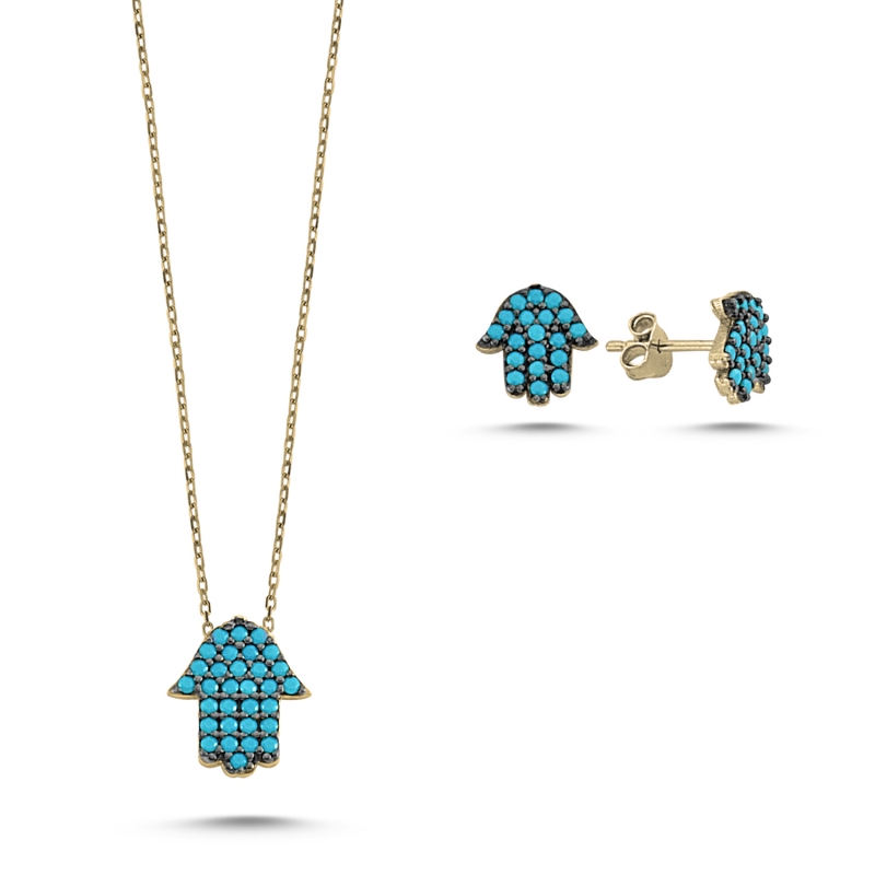 Nano Turquoise Hamsa / Fatima
