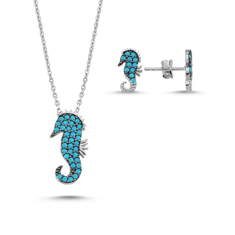 Nano Turquoise Seahorse Set - S84192