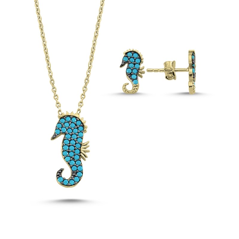 Nano Turquoise Seahorse Set - S84192