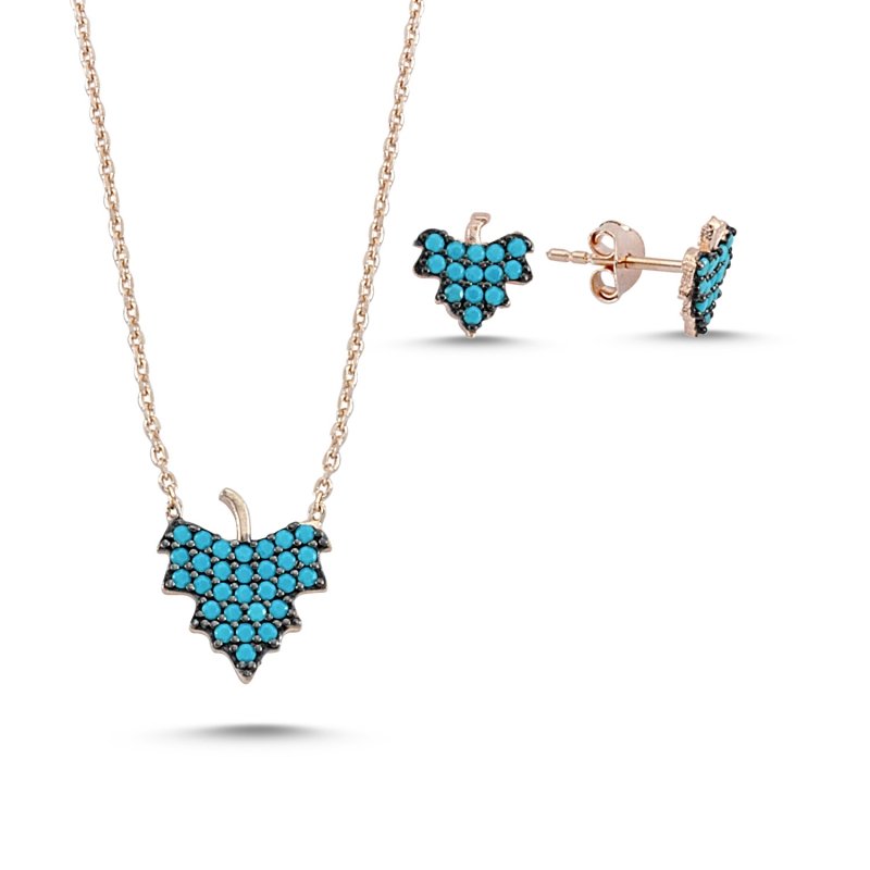 Nano Turquoise Sycamore Leaf Set - S84198