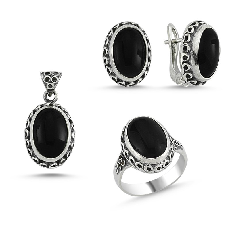 Onyx Stone Handmade Set - S84225