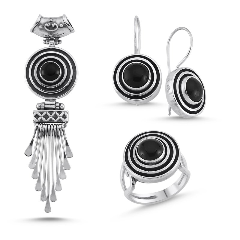Onyx Stone Handmade Set - S84407