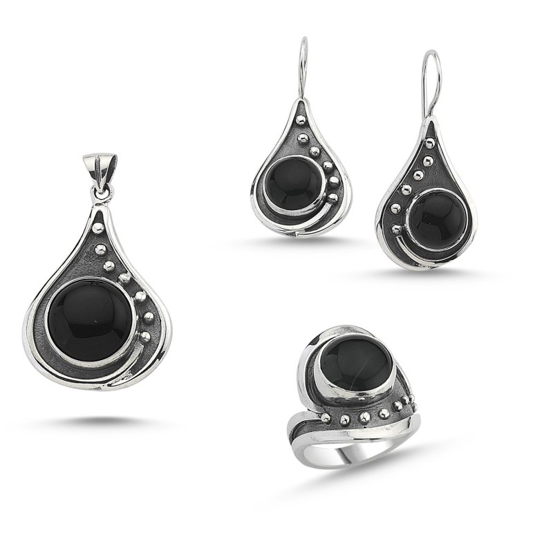 Onyx Stone Handmade Set - S84477