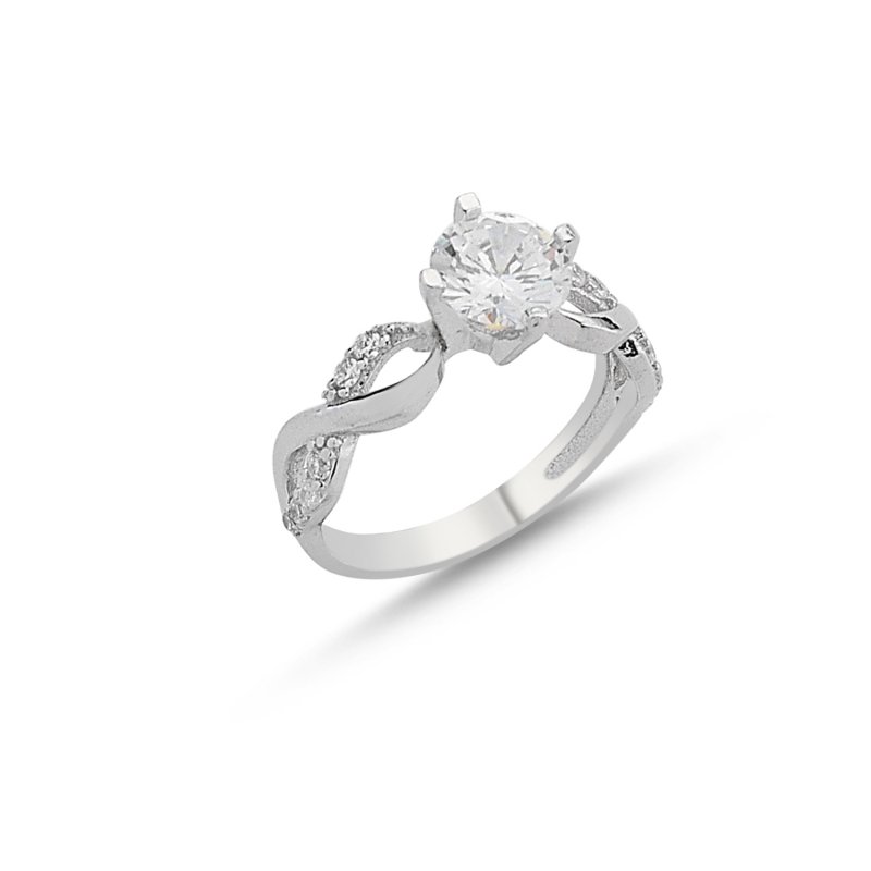 CZ Infinity Design Solitaire Ring - R84549
