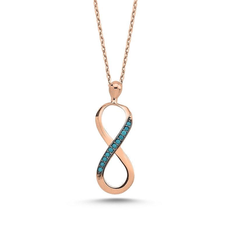 Nano Turquoise Infinity Necklace - N84564