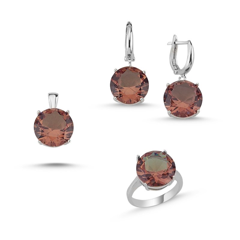 Round Cut Zultanite Solitaire Set - S84618