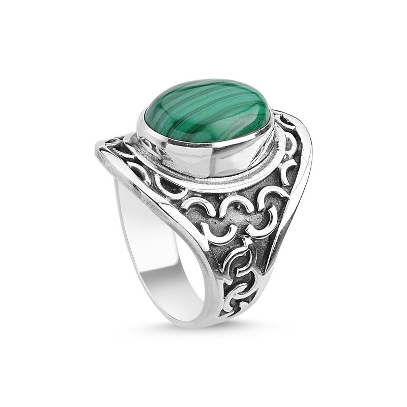 Malachite Handmade Ring - R84680