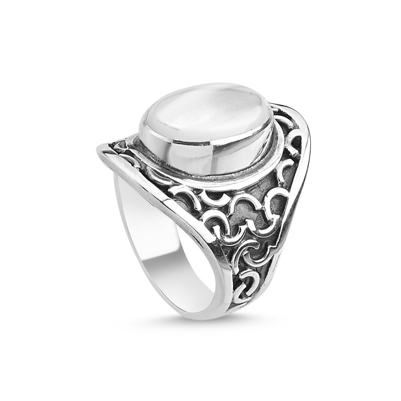 Mother of Pearl Handmade Ring - R84684