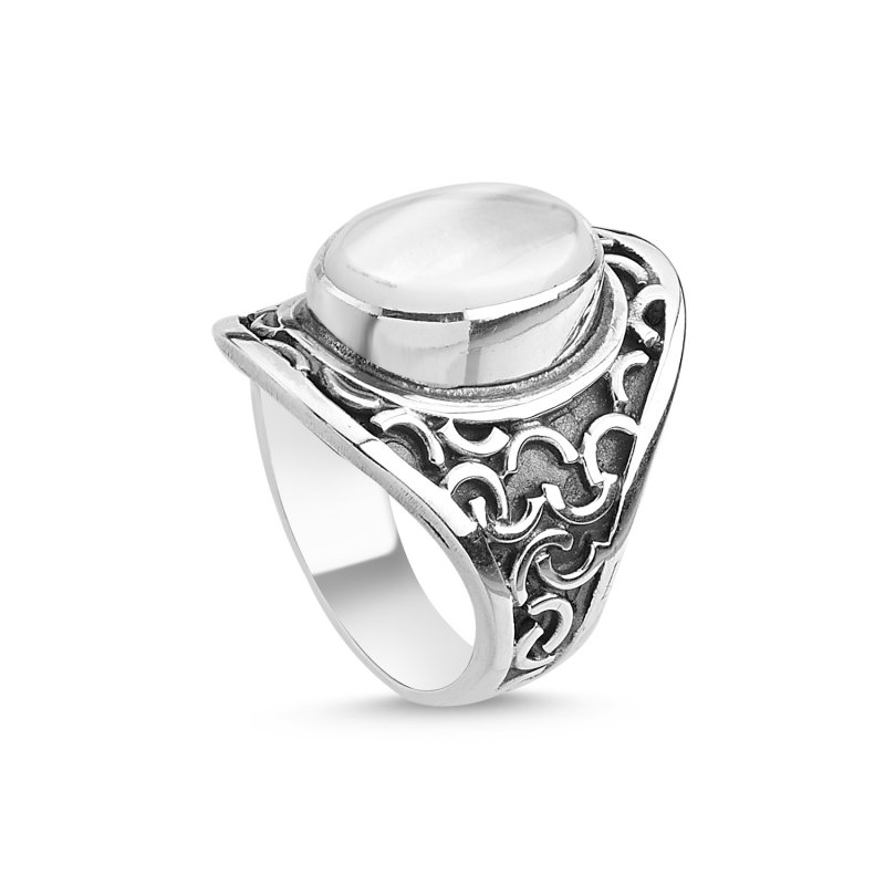 Mother of Pearl Handmade Ring - R84684
