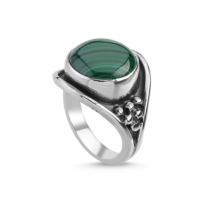 Malachite Handmade Ring - R84709