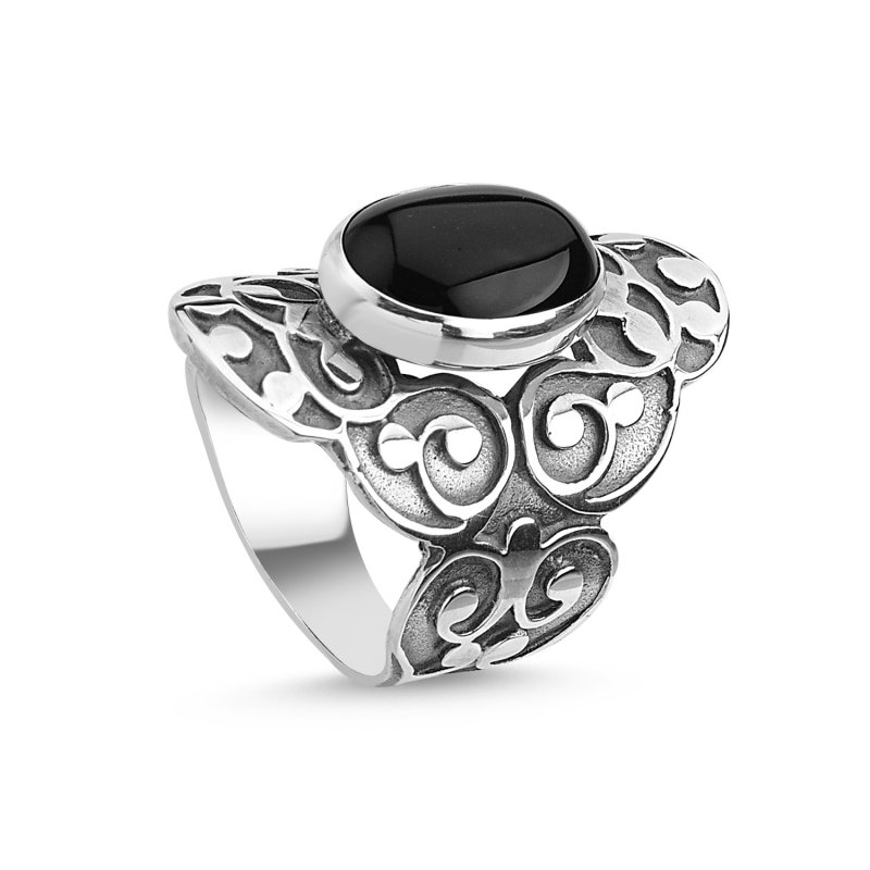 Onyx Handmade Ring - R84754