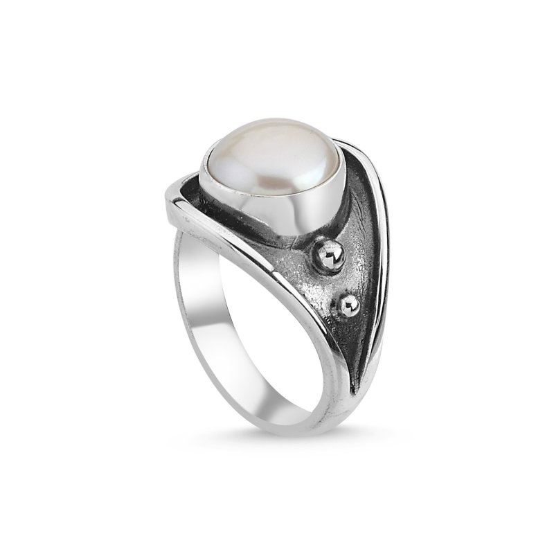 Pearl Handmade Ring - R84756