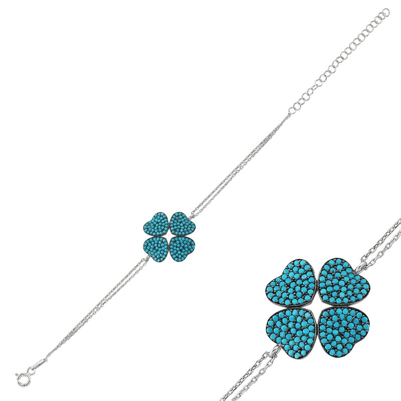 Nano Turquoise Clover Bracelet - B84898