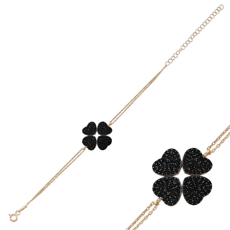 CZ Clover Bracelet - B84899