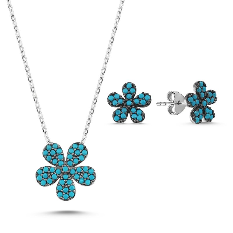 Nano Turquoise Daisy Set - S84927