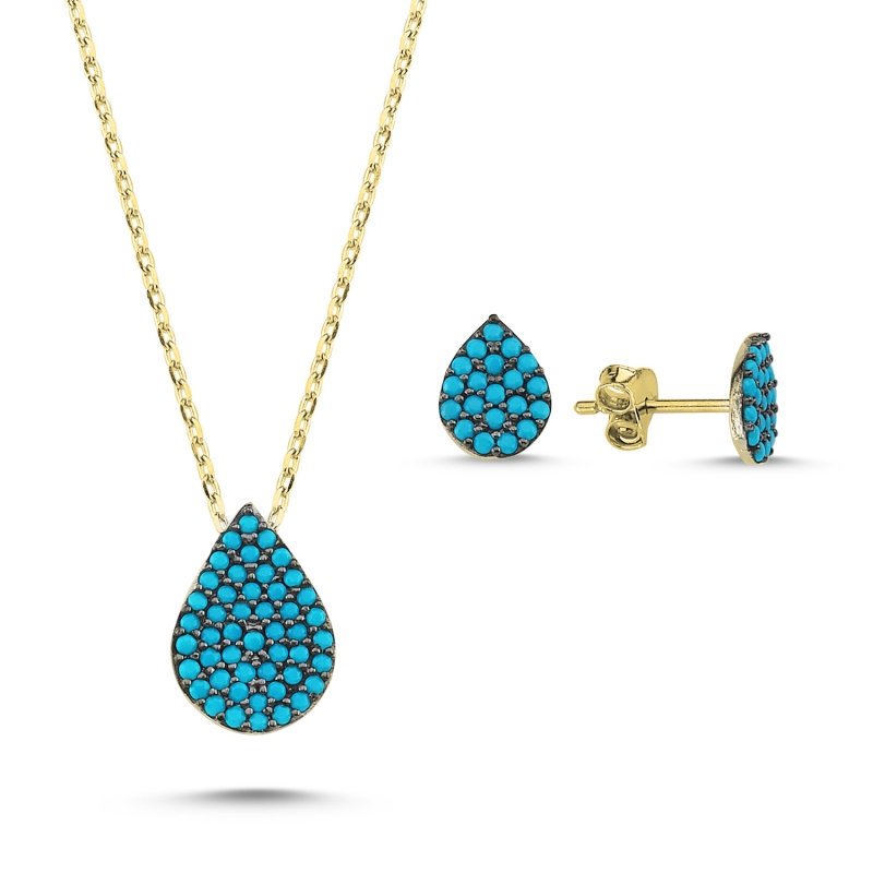 Nano Turquoise Drop Set - S84928