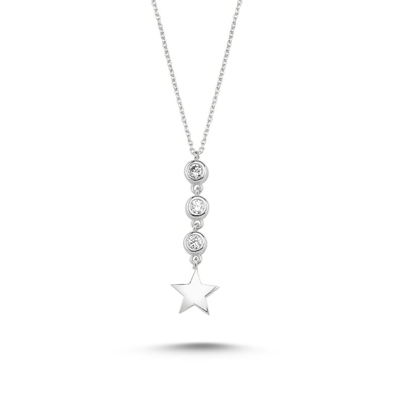 CZ Star Necklace - N84956
