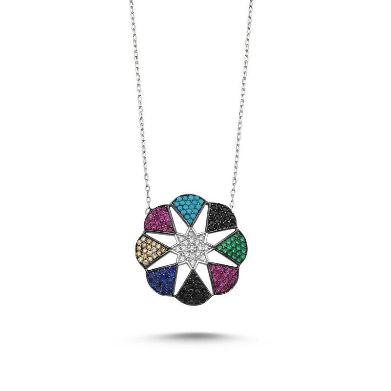 CZ Mix Stone Necklace - N84961