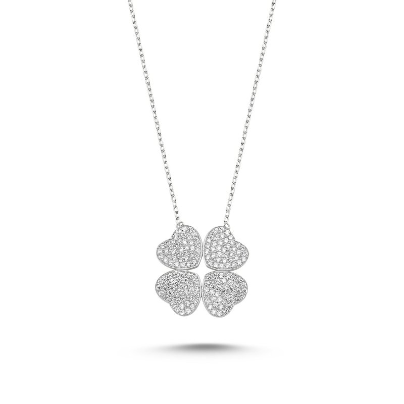 CZ Clover Necklace - N84968