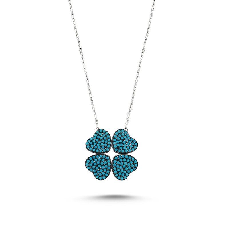 Nano Turquoise Clover Necklace - N84970