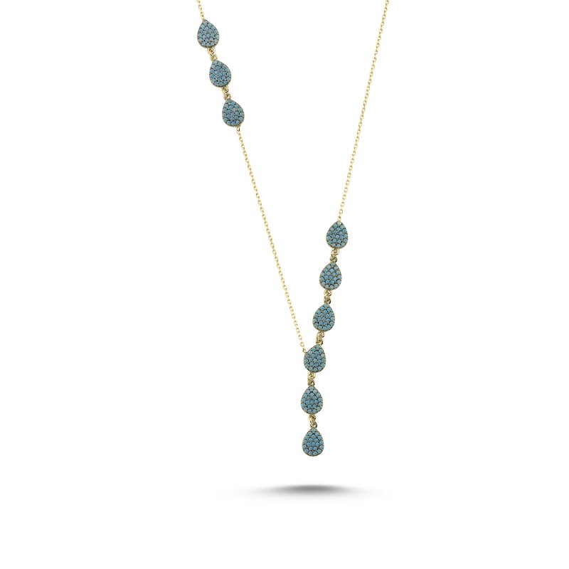 Nano Opal Stone Drop Y Necklace - N84981
