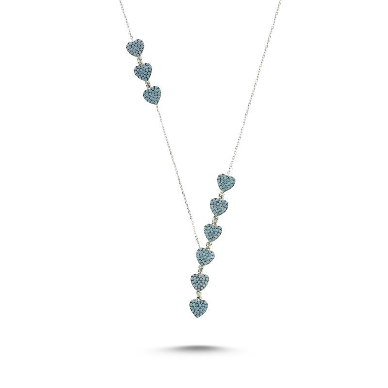 Nano Opal Stone Heart Y Necklace - N84983