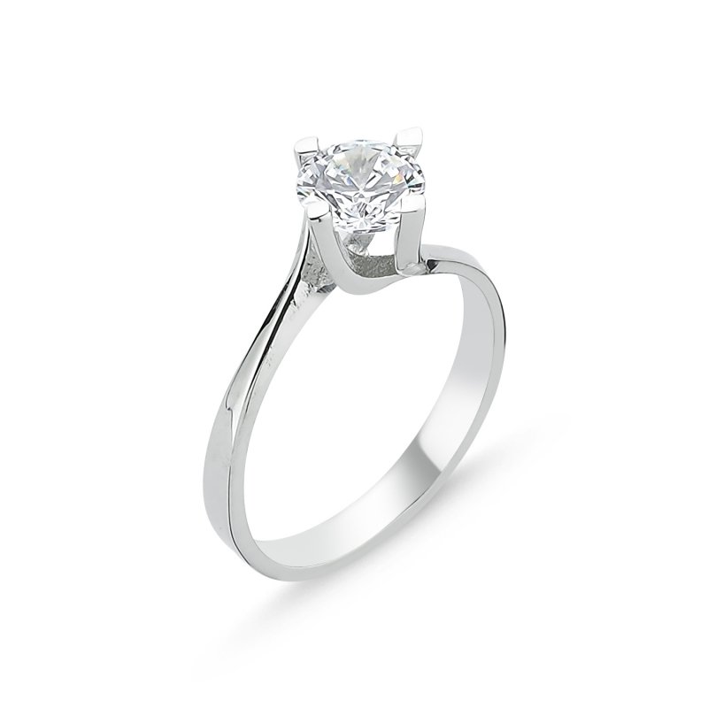 CZ Solitaire Ring - R85004