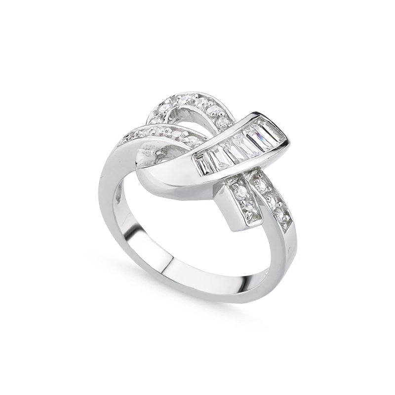 CZ Baguette Ring - R85091