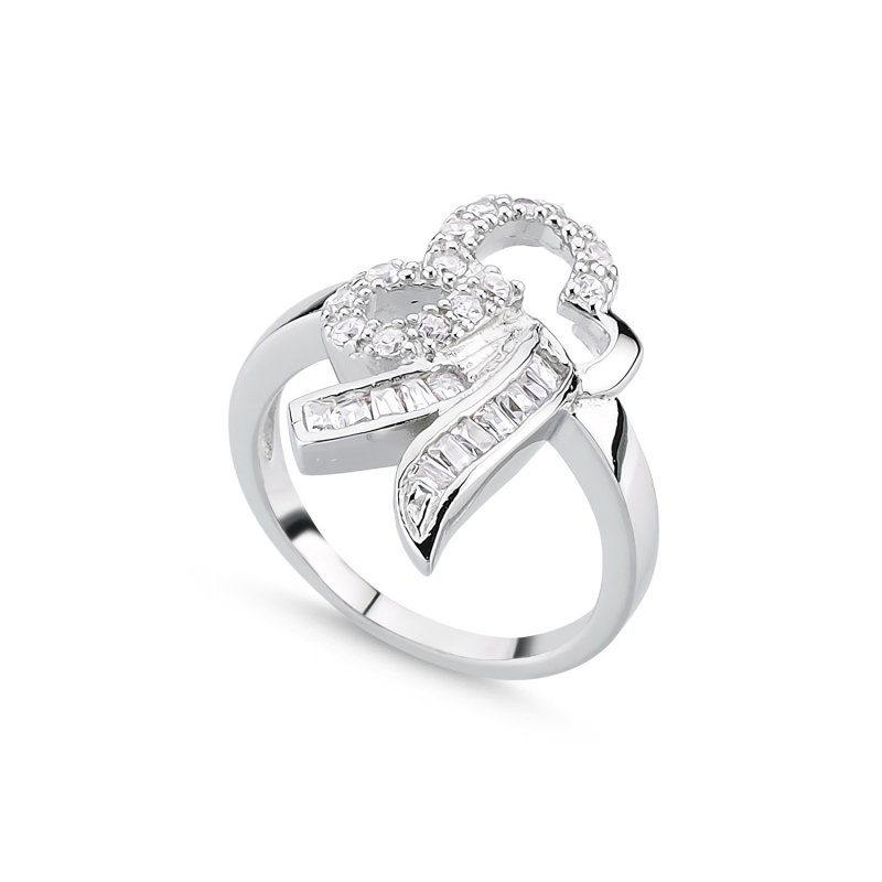 CZ Baguette Ring - R85116