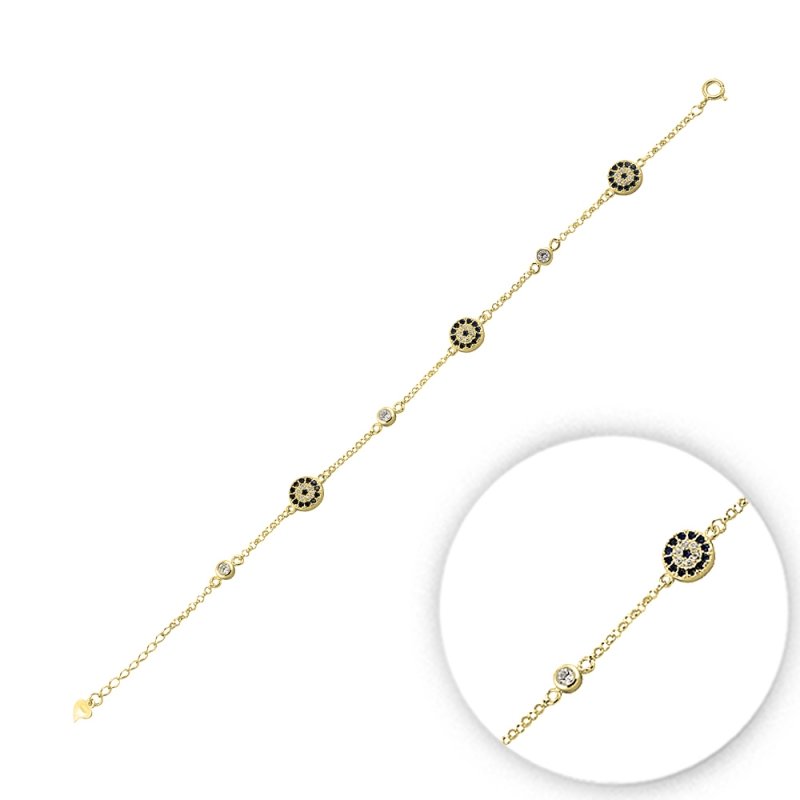 CZ Evil Eye Bracelet - B85280