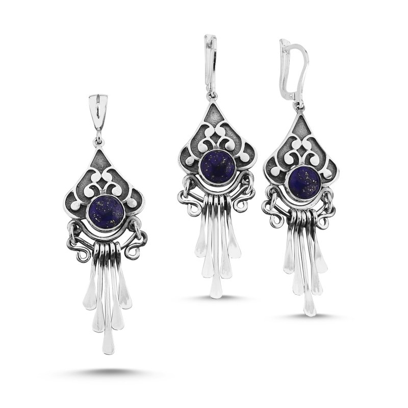 Handmade Set with Lapis Lazuli - S85296