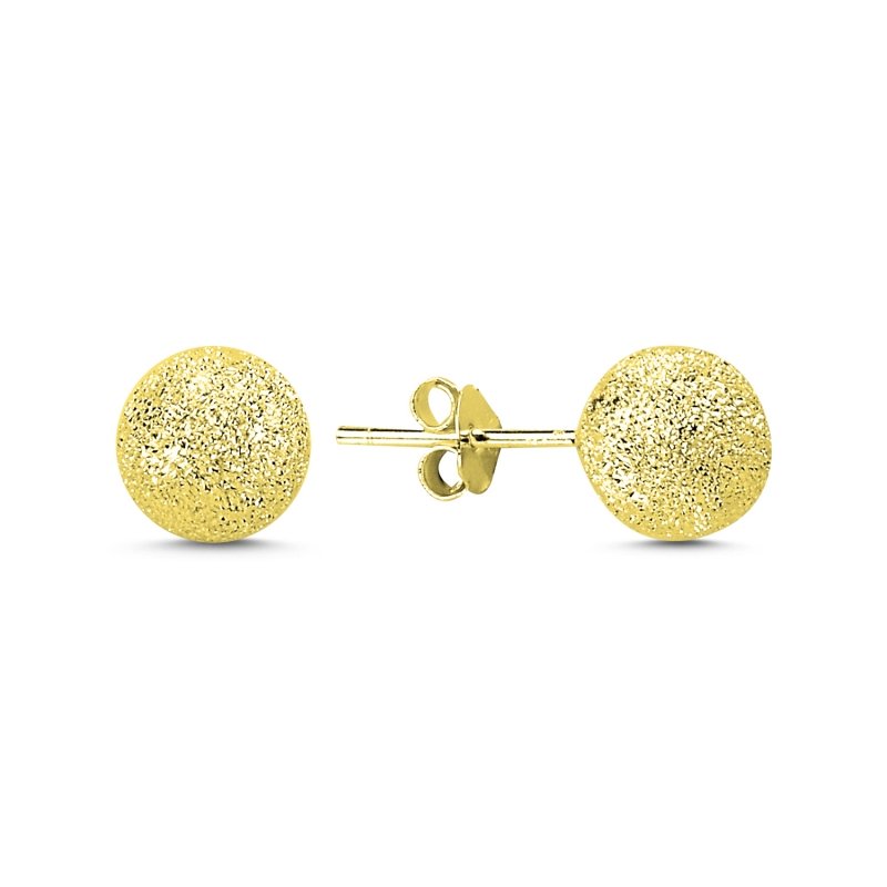 8mm Stardust Ball Stud Earrings - E85337