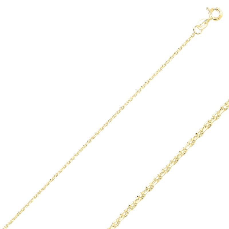 40 Micron Diamond Cut Forzentina Chain Necklace - CH85340