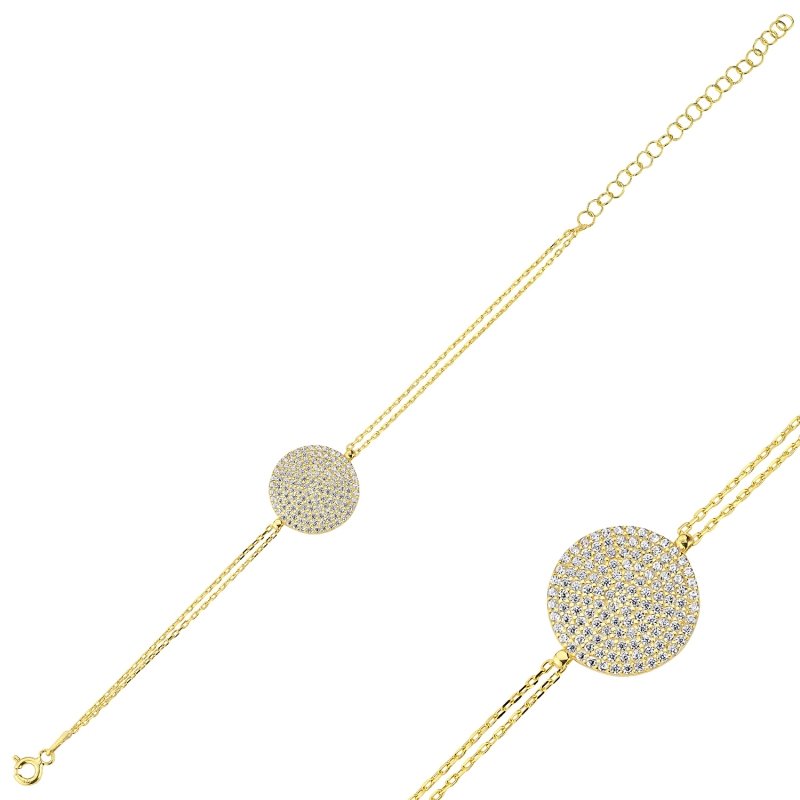 Round CZ Bracelet - B85370