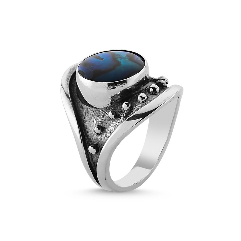 Abalone Pearl Handmade Ring - R85419