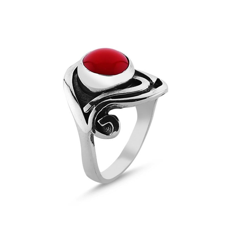 Coral Handmade Ring - R85425