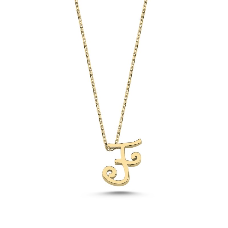 -F- Initial Necklace - N85449