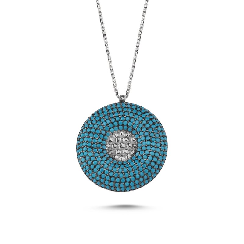 Round Nano Turquoise Necklace - N85486