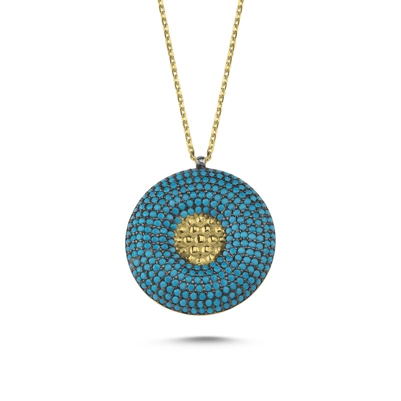 Round Nano Turquoise Necklace - N85486