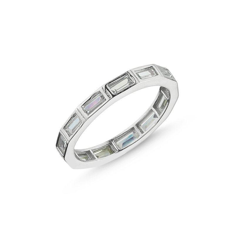 3mm Baguette CZ Eternity Ring - R85537