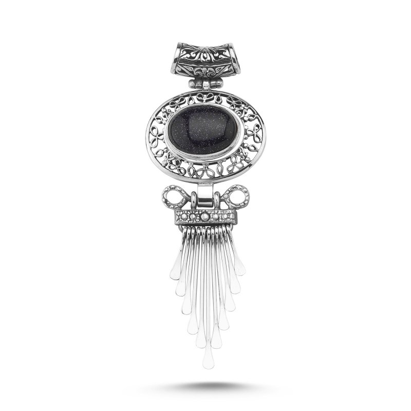 Blue Goldstone Handmade Pendant - P85800