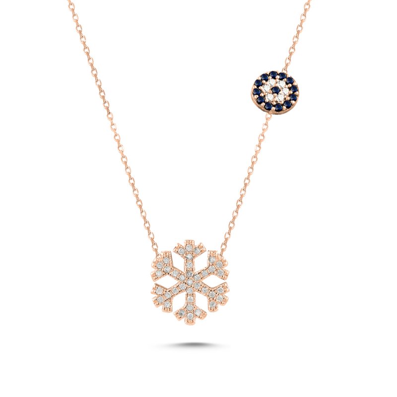 Dragonfly Evil Snowflake Necklace - N85834