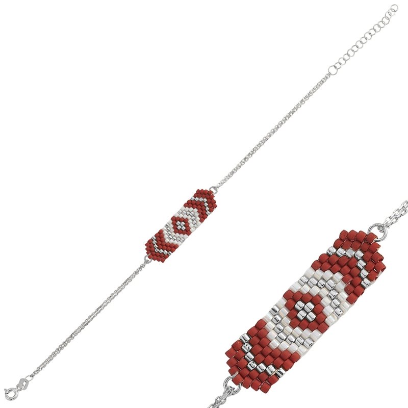 Rust Miyuki Beads Bracelet - B85871