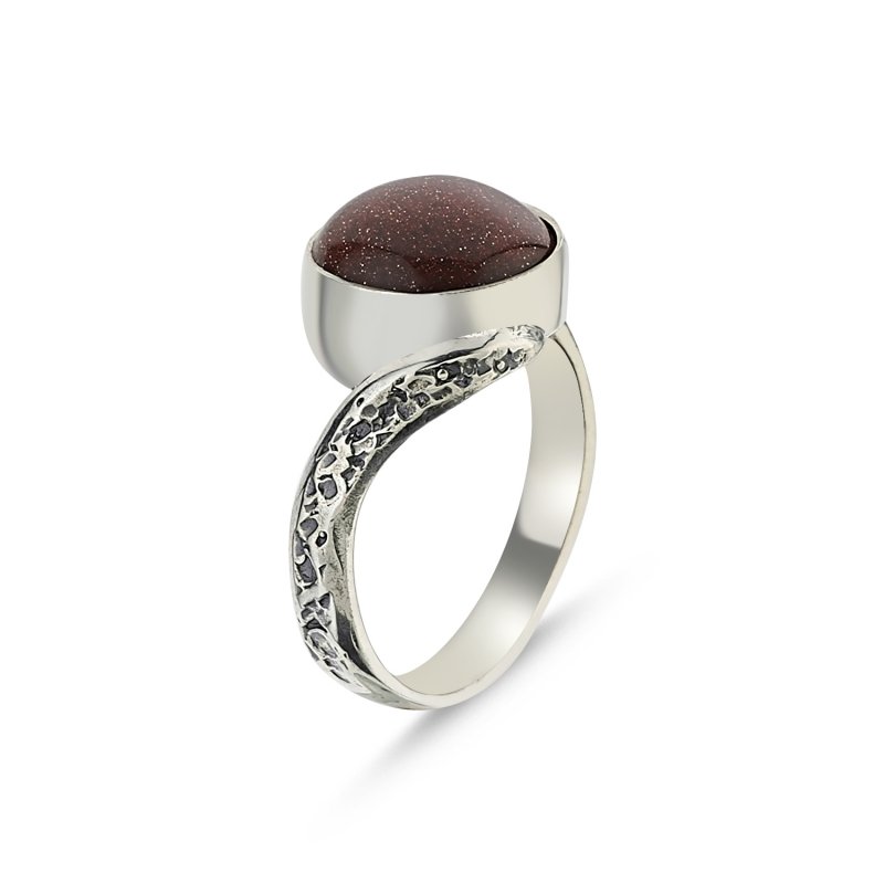 Goldstone Handmade Ring - R85906