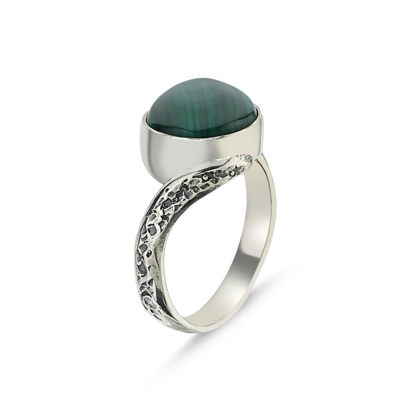 Malachite Handmade Ring - R85914