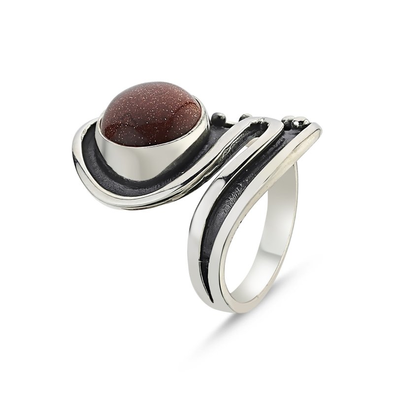 Goldstone Handmade Ring - R85935