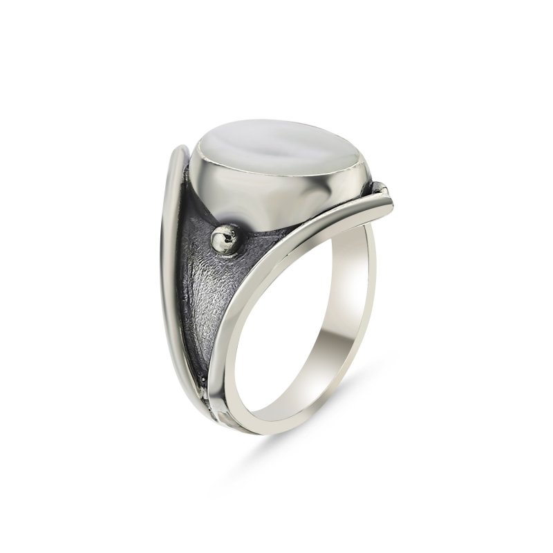 Mother of Pearl Handmade Ring - R85958